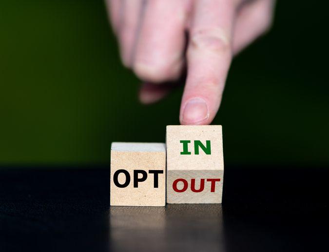Opt-in Opt-Out